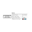 Picture of CUSTOMISED RUBBER STAMP 9010 25X9MM